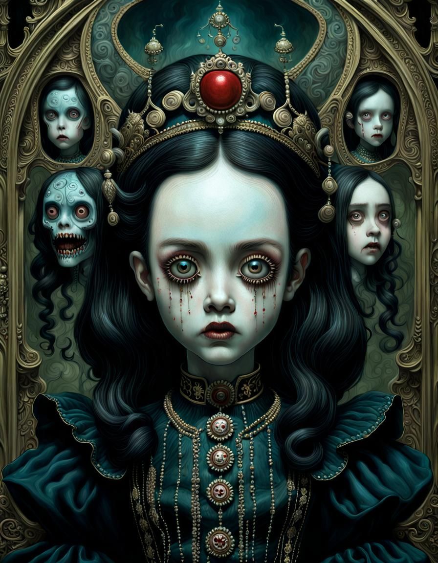 Ornate Dark Fantasy in High Detail