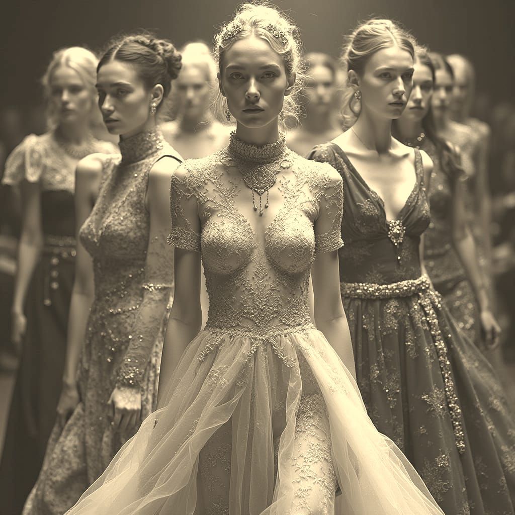 Fashion Show Spectacle in a Single Frame