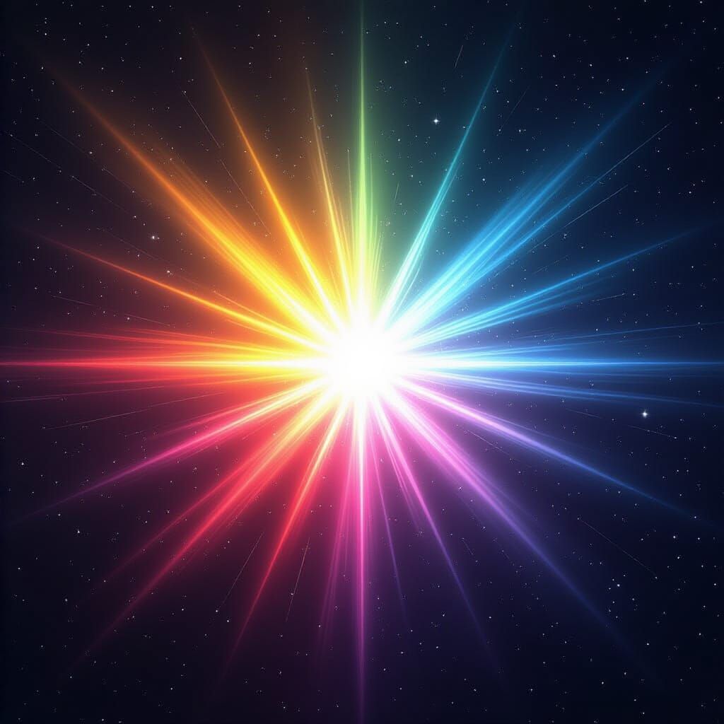 Radiant Energy Wave Explodes from White Core