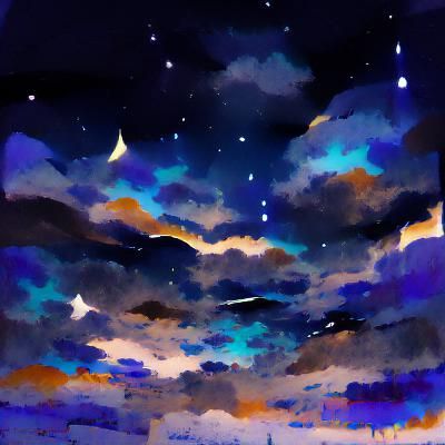 Beautiful Starry Night Sky