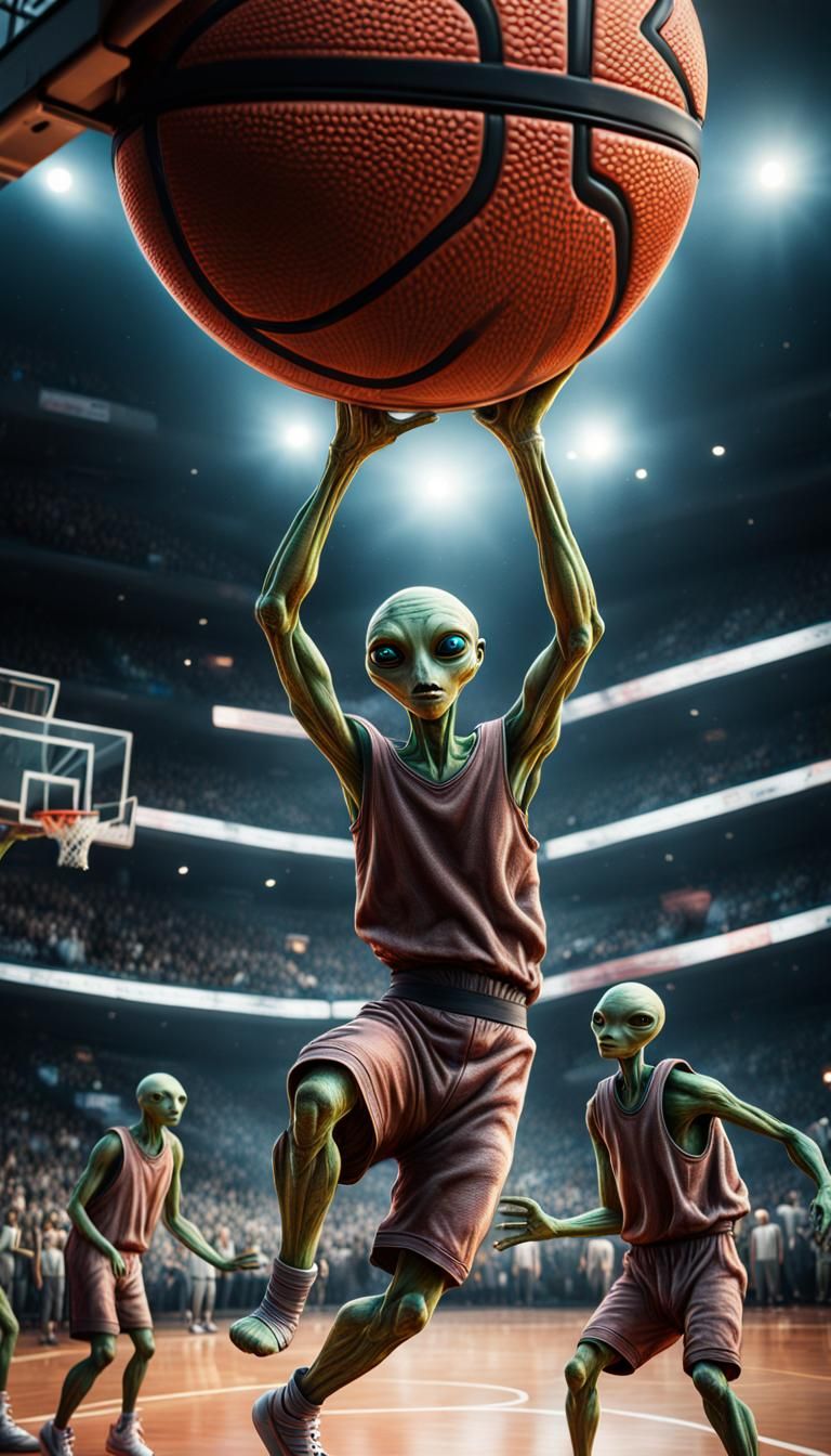 Aliens basketball
