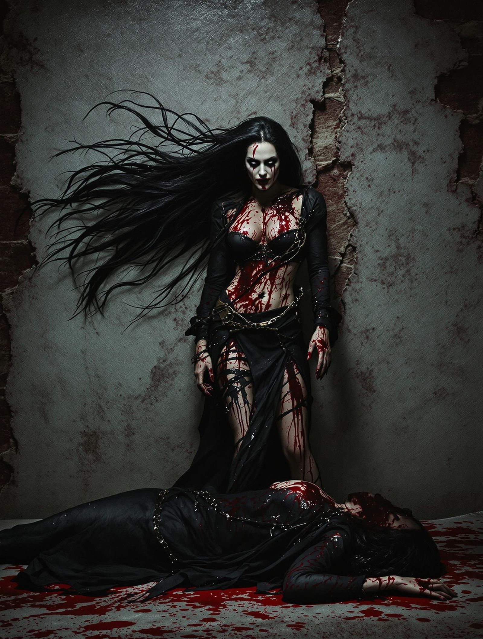 Wicked Rapunzel Reigns Supreme in Gritty Gothic Portrait