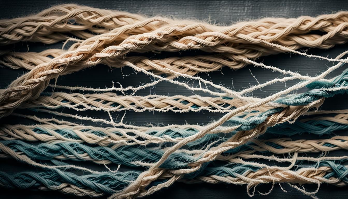 Unraveling Threads of Thought: A Conceptual Image