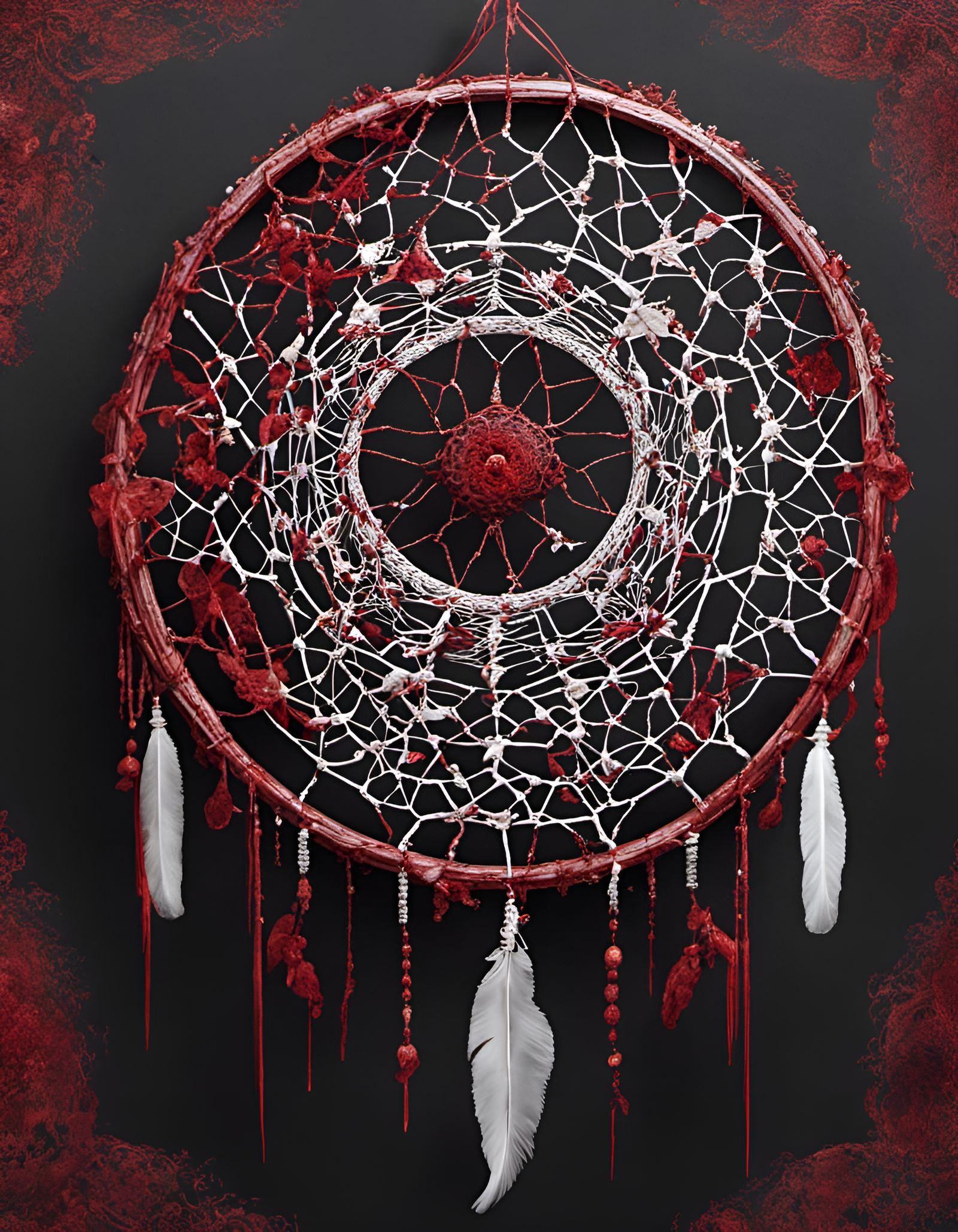 Visceral Dreamcatcher of Bones and Blood