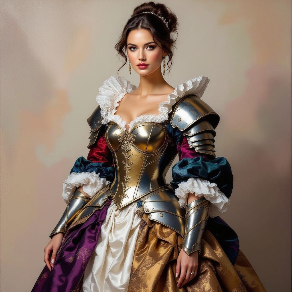 Woman's Dress: Renaissance Meets Futuristic Armor