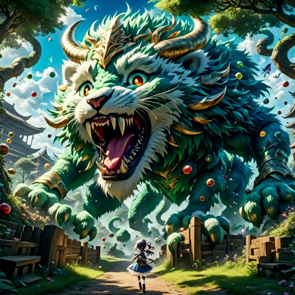 Aries Girl Climbs Into Monster's Mouth