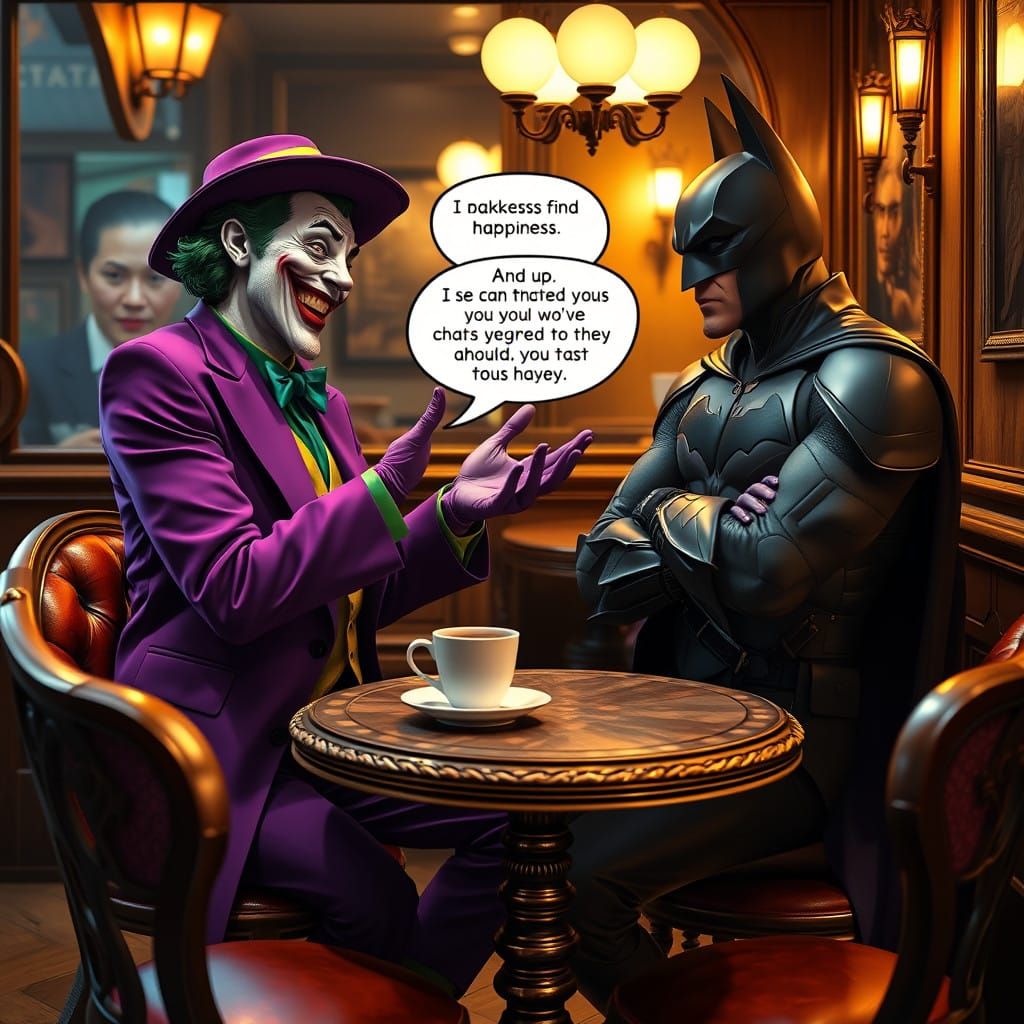 The Joker's Unlikely Coffee Shop Confidant in a World of Dar...