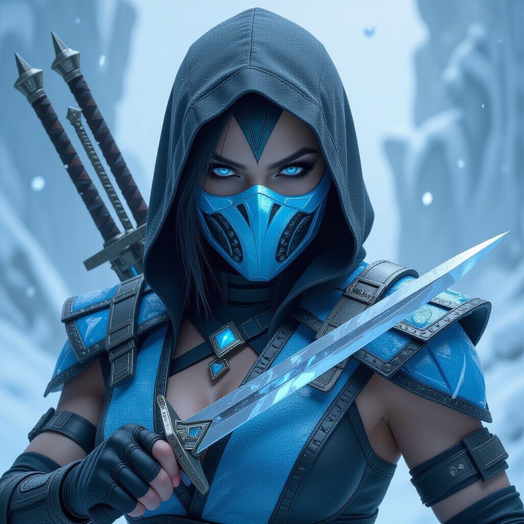 Mileena Sub-Zero Fusion Concept Art