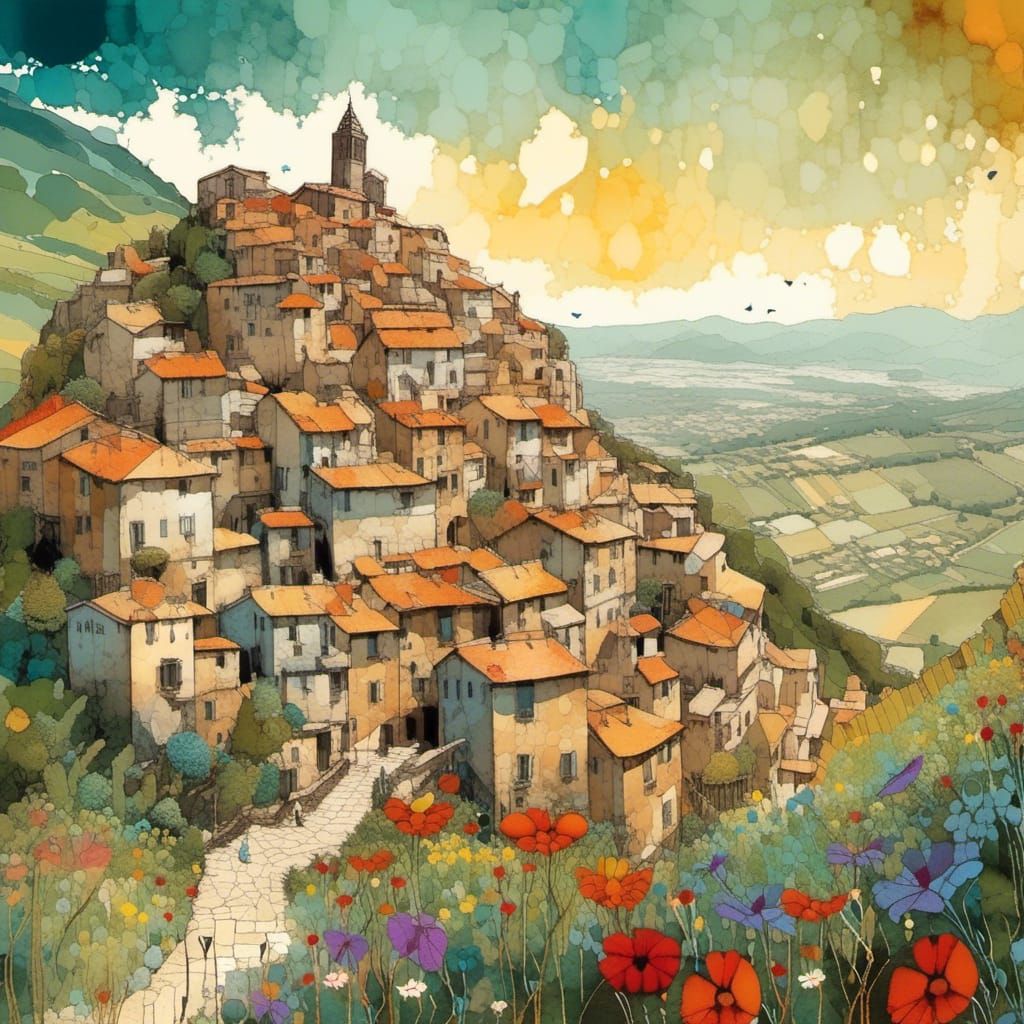 Italian village