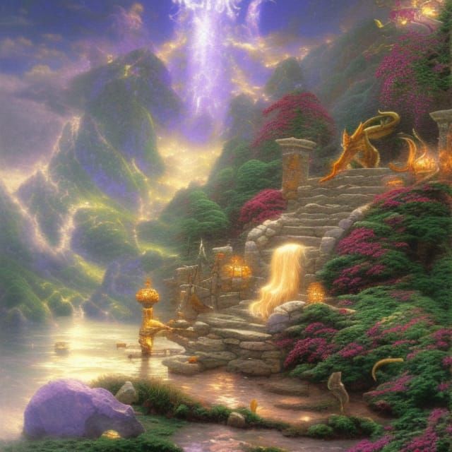 Loki: Norse God of Mischief in Ethereal Fantasy