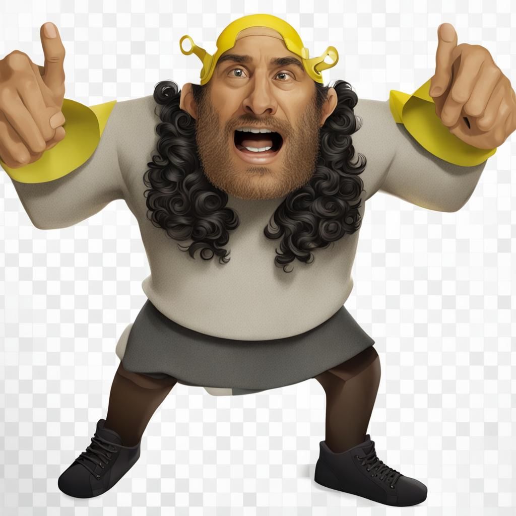 AI Generated Image of Curly Dark Hair