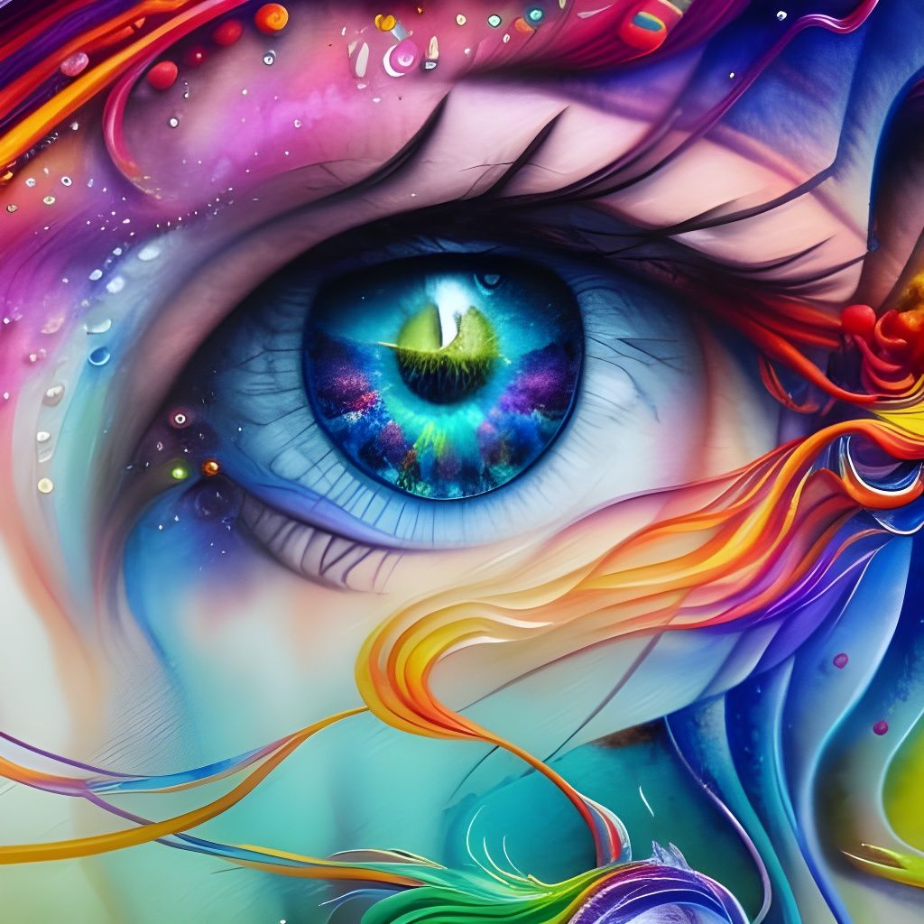 Psychedelic eye