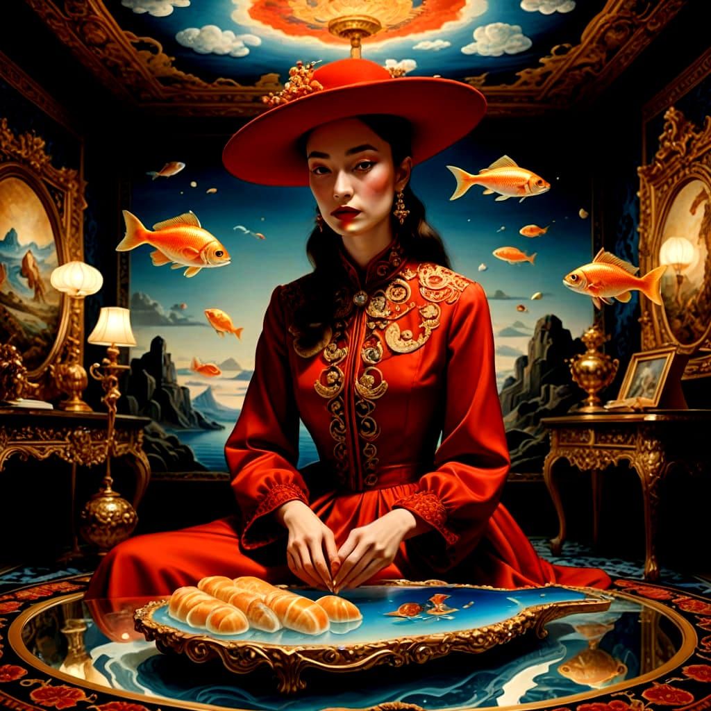 Surreal Banquet in Endless Cathedral