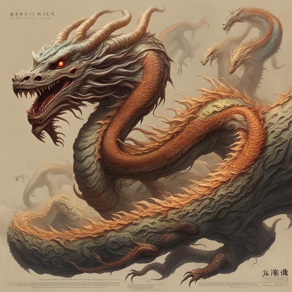 Alien Exoplanet with Dragon-like Lifeforms