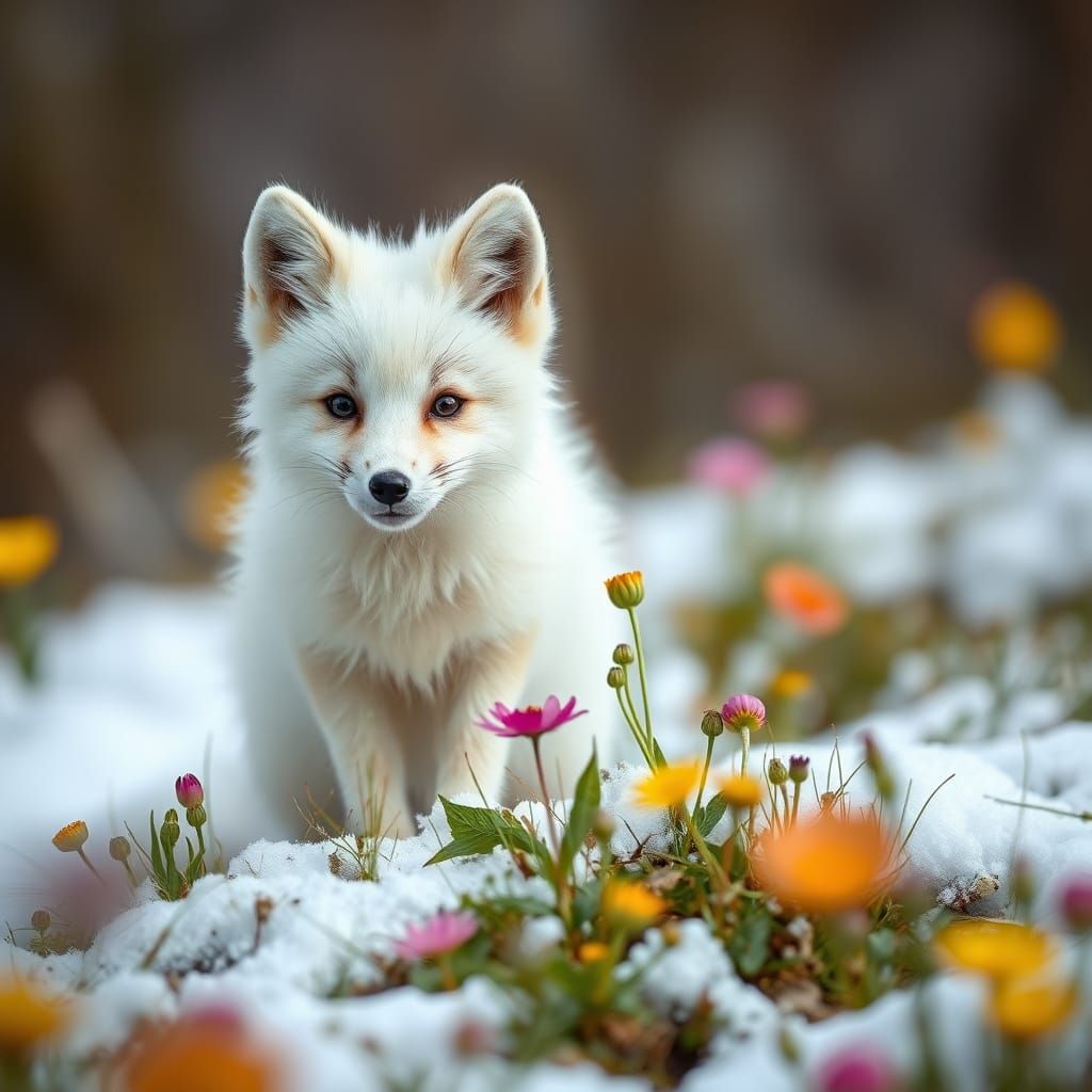 Foxy in Spring Bloom
