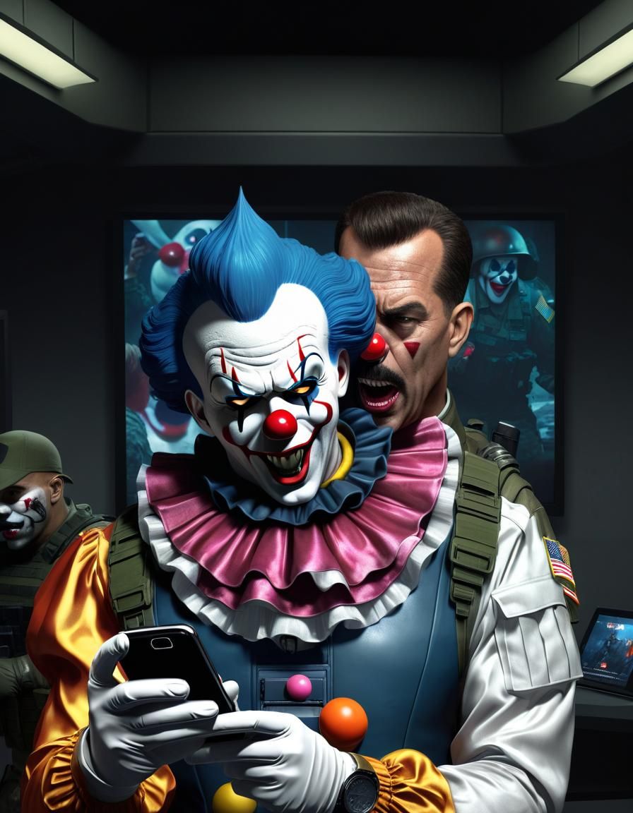 Killer Clown Conspiracy in Military Control Room