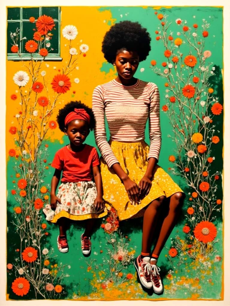 Abstract Art Inspired by Sonja Delaunay's Style