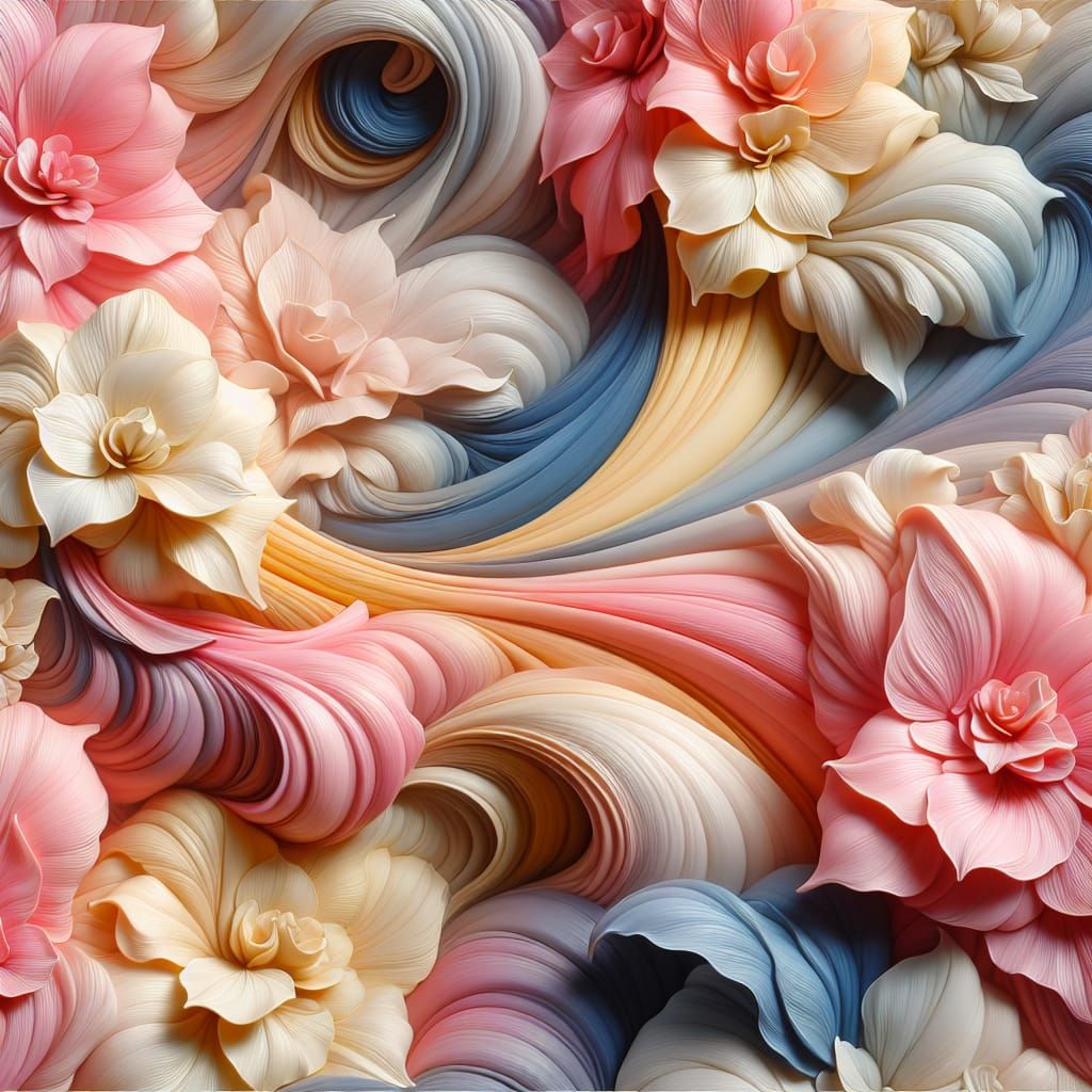 Graceful Lies Amidst Begonia Rex