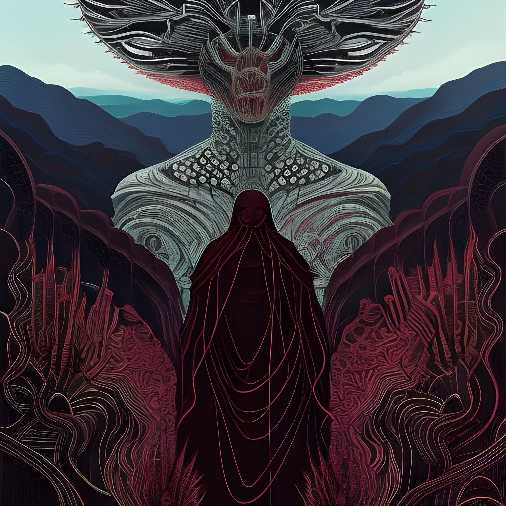 Epic Horror: Seething Rage in Biomechanical Style