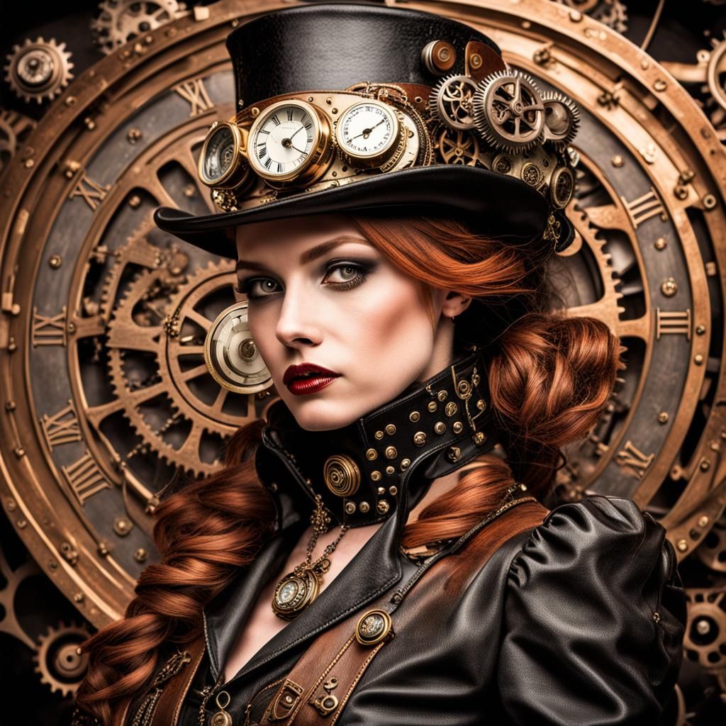 Elegant Steampunk Female Art