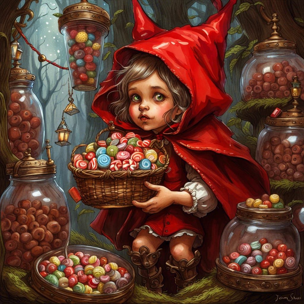 Little Red Riding Hood's Fantasy Candy Shop