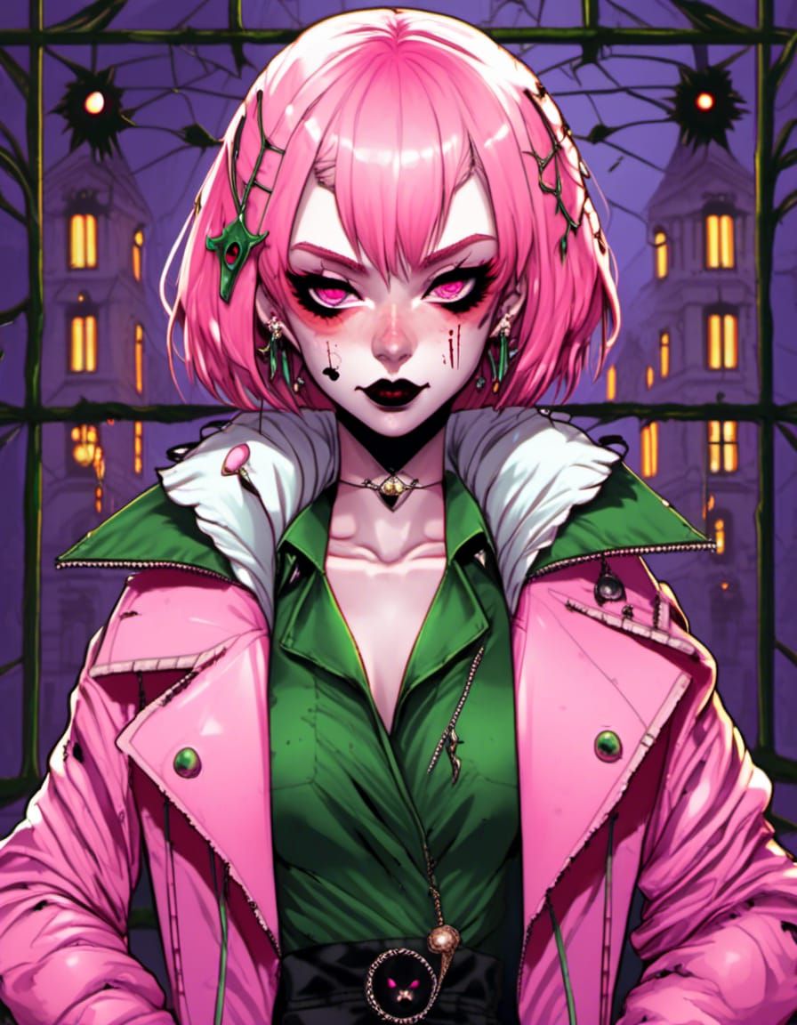 Salubri Woman with Third Eye in Vici Neko Style