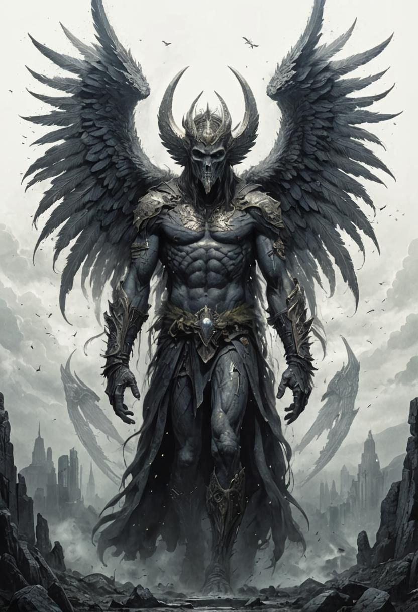 AI Generated Image of a Nephilim