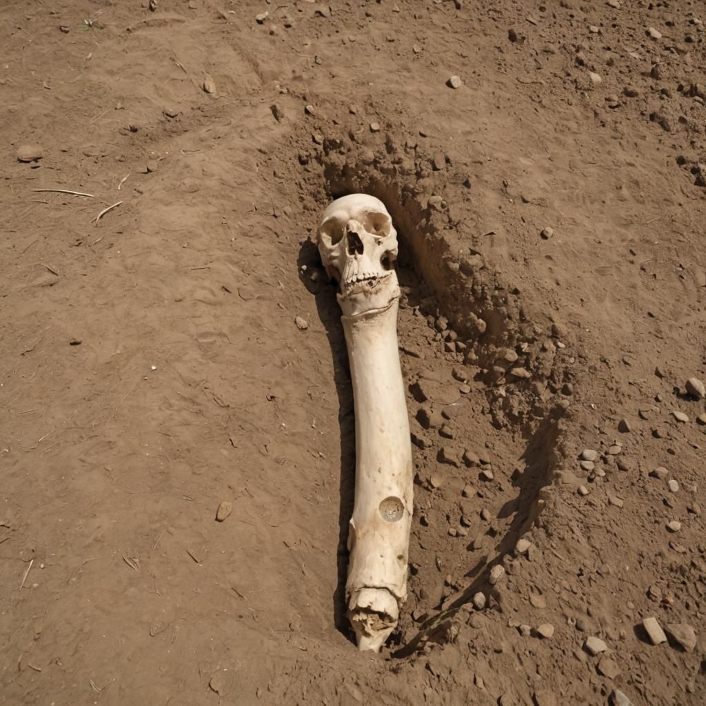 Giant Human Skull Fragment Rises as Monument