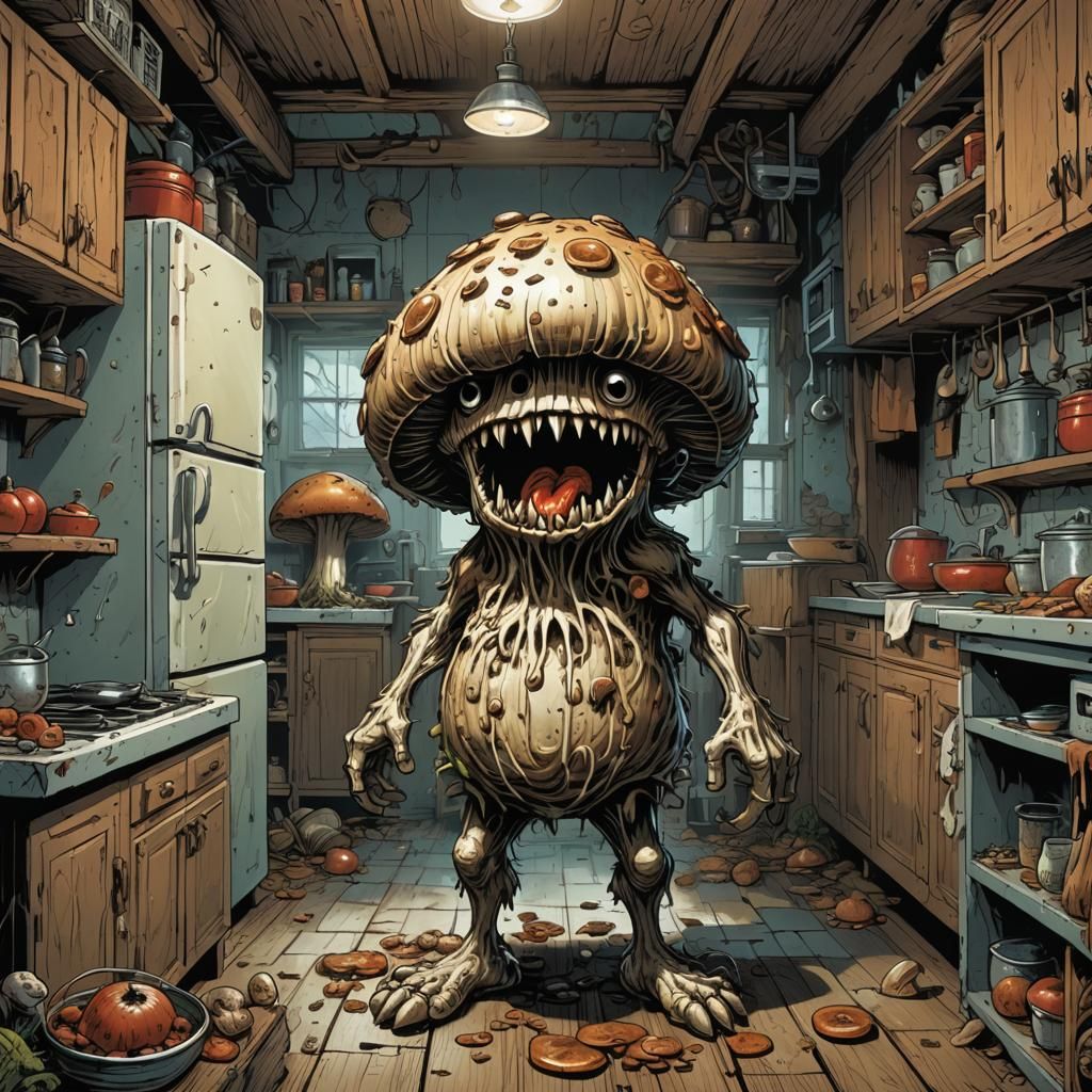 Chad the Champignon mushroom monster