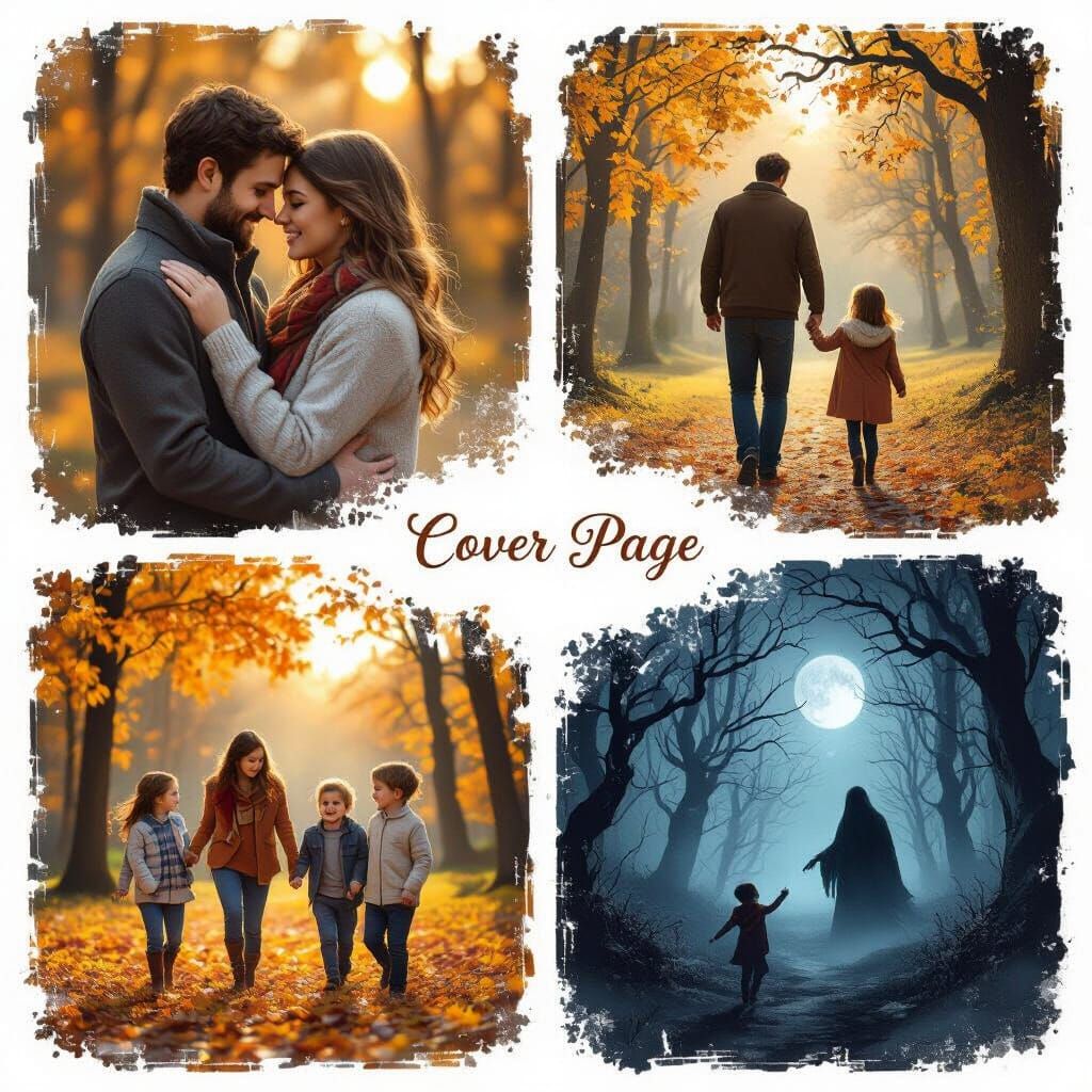 Collage of Love, Family, and Mystery in Hyperrealism