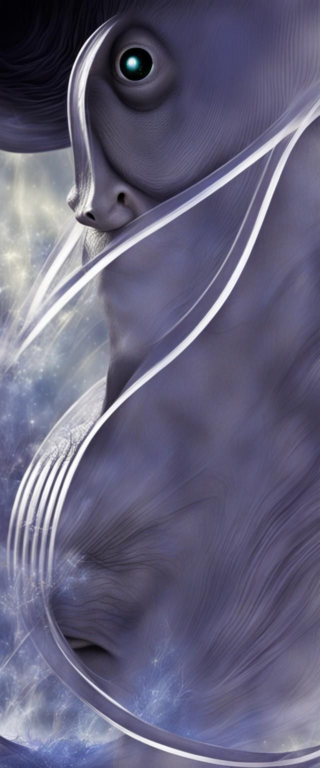 Surreal Alien Restaurant Celebration in Magical Realism