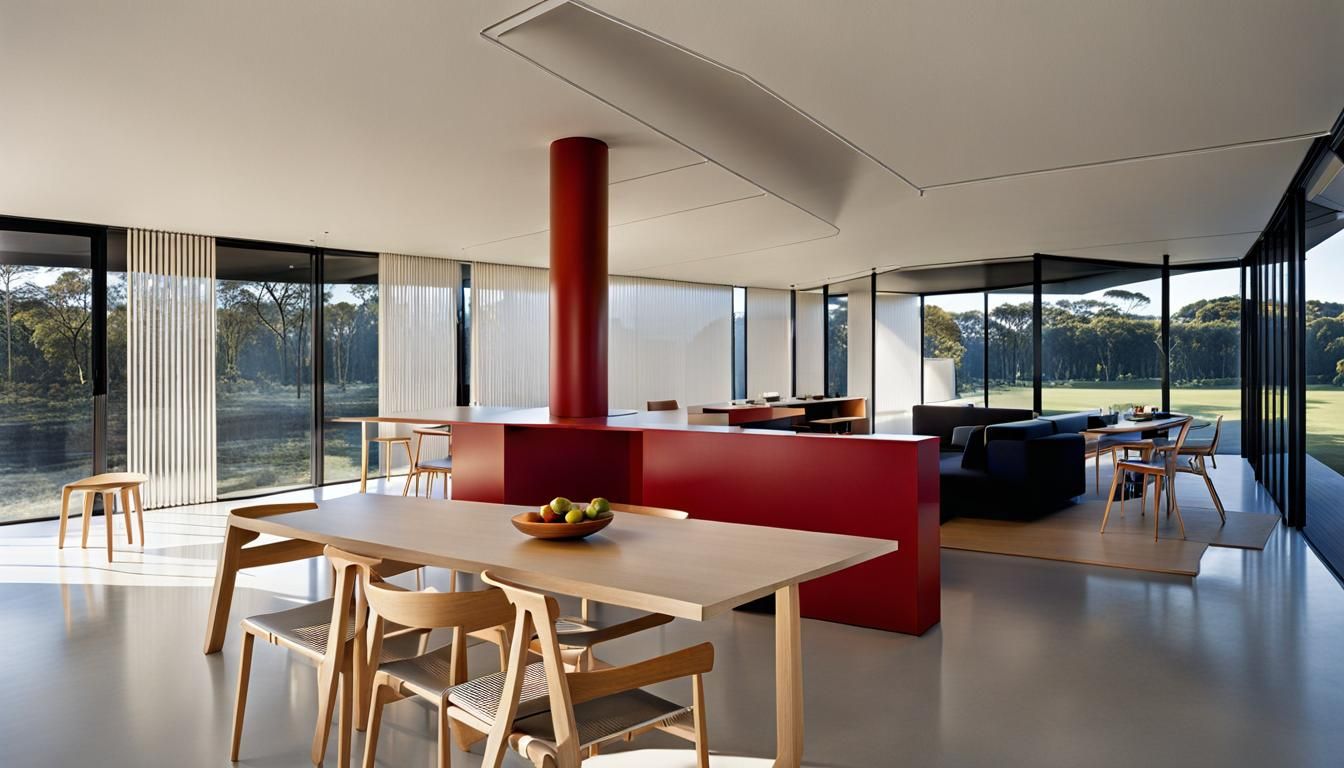 Living Room Interior Inspired by Glenn Murcutt