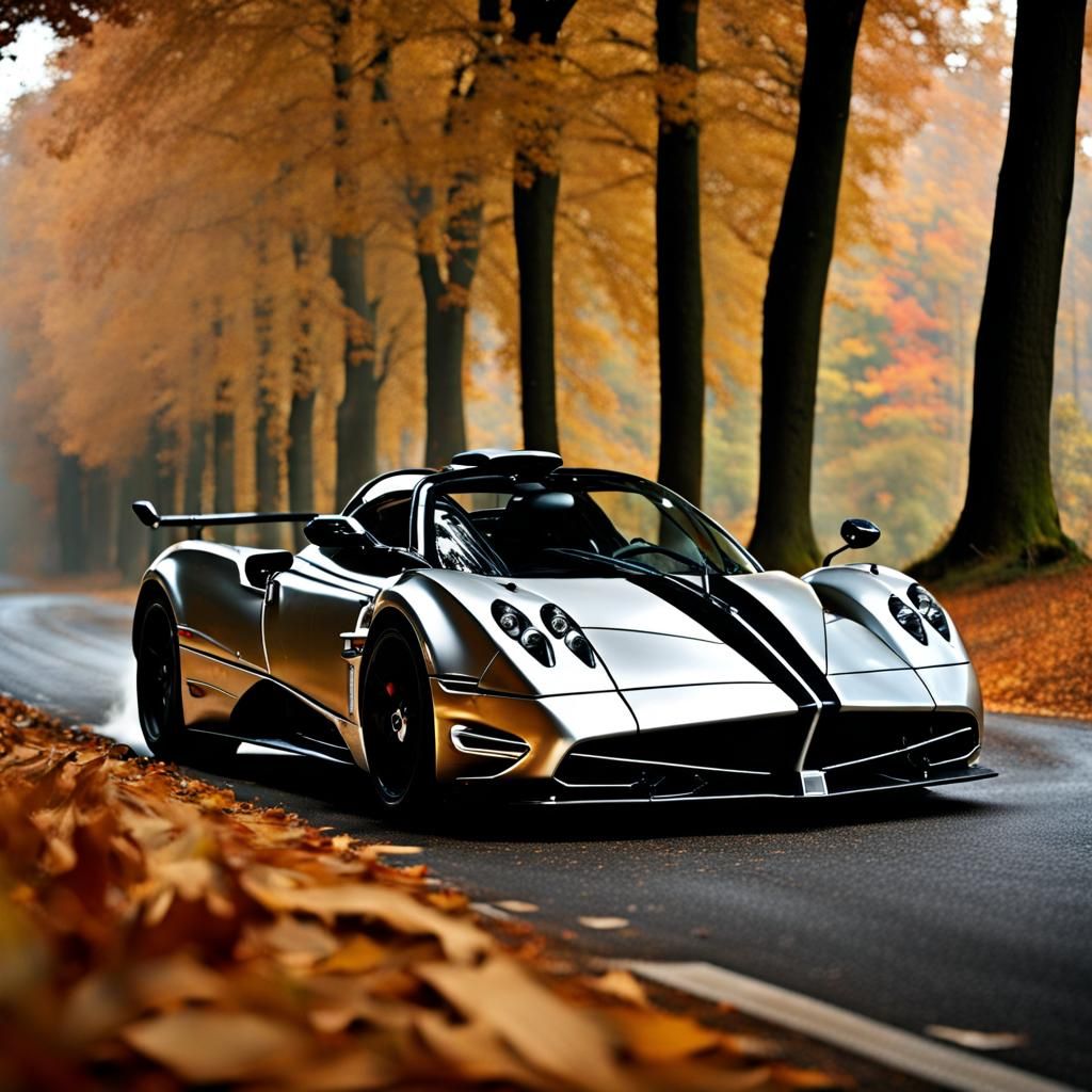 A Silver Pagani 3