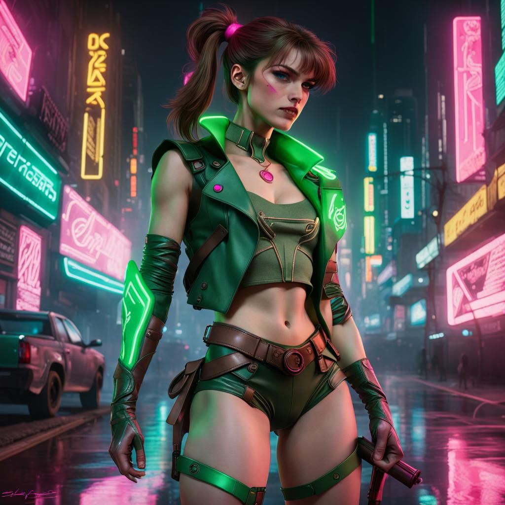 Cyberpunk Sailor Jupiter