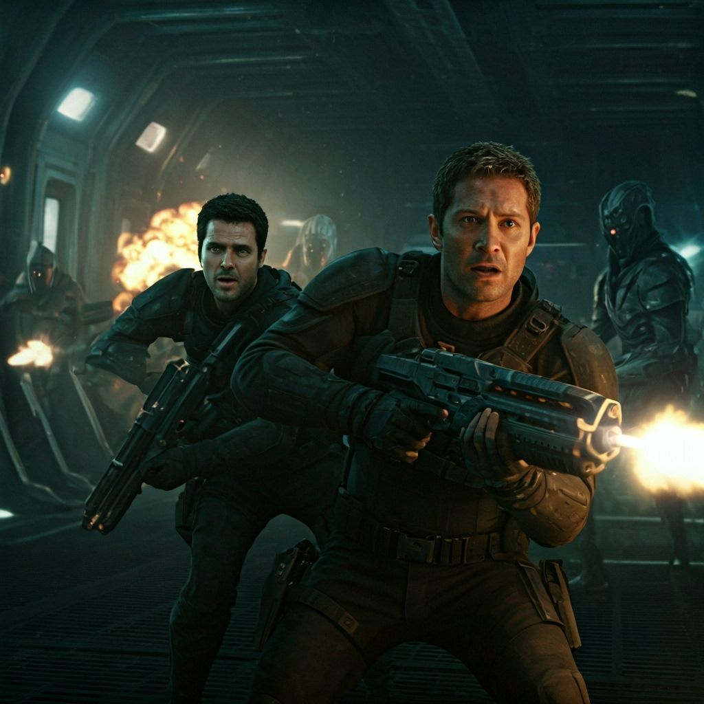 Sci-Fi Combat: Sheppard Battles Wraiths on Spaceship