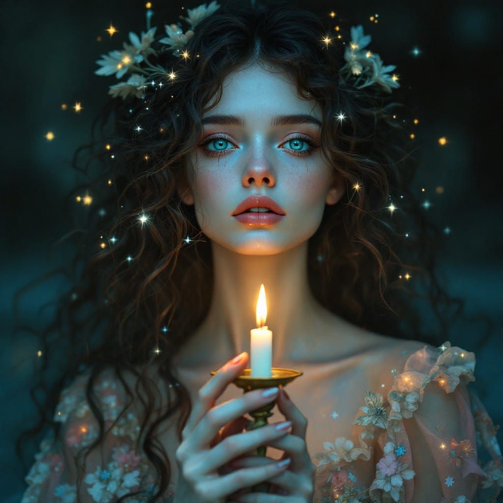 Ethereal Beauty in a Dreamlike Landscape