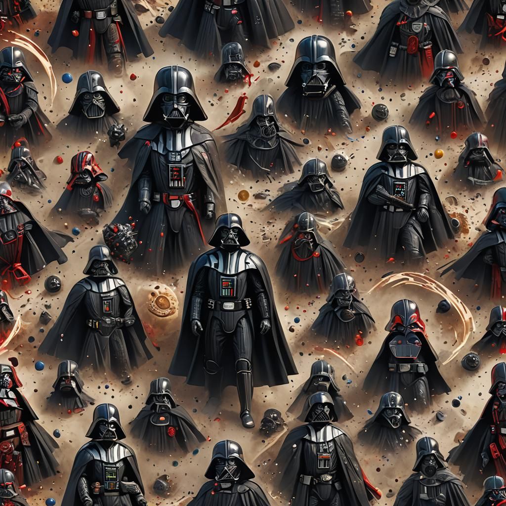Darth Vader Pancake: Detailed Matte Painting