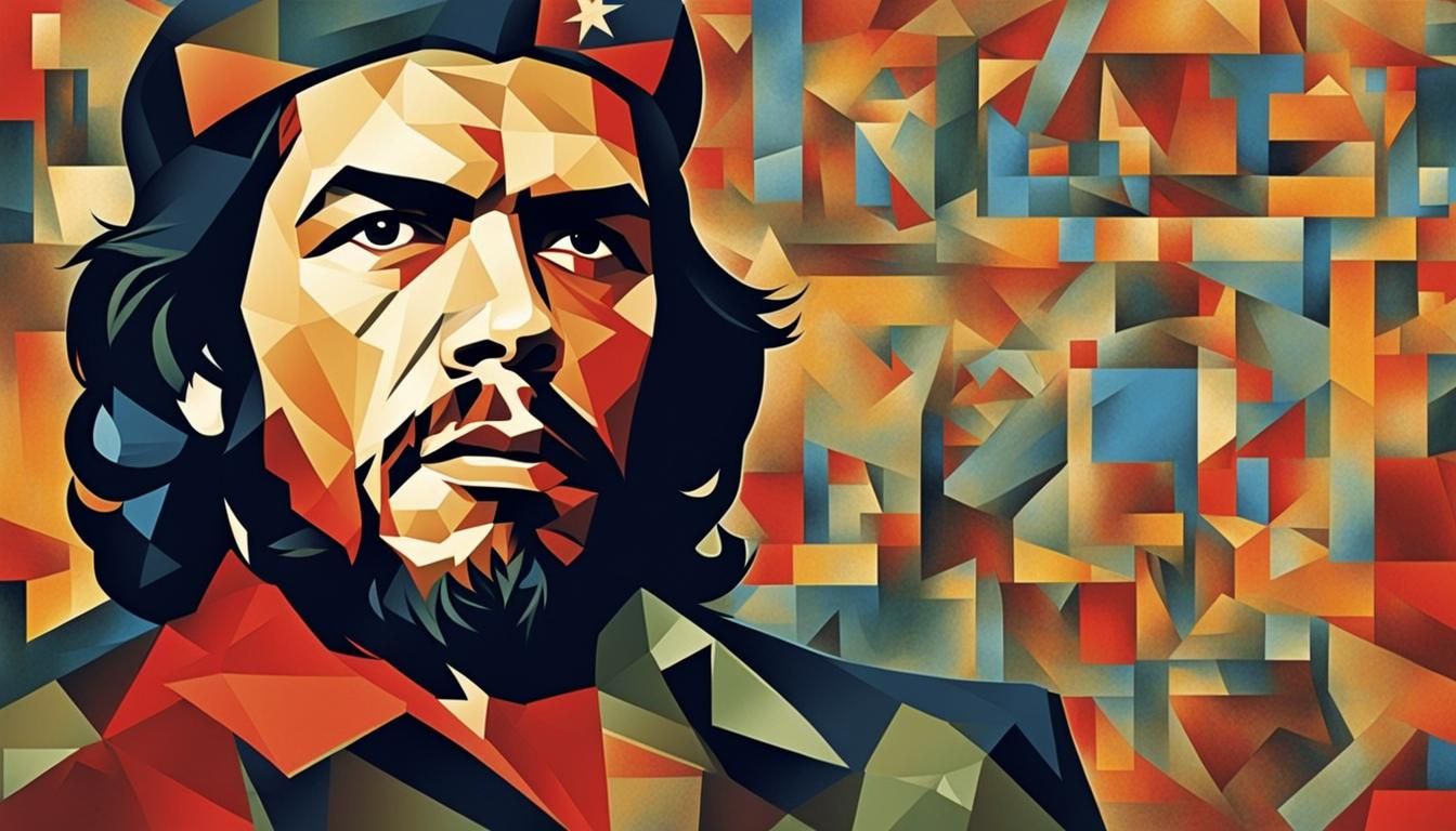 Cubist Portrait of Che Guevara