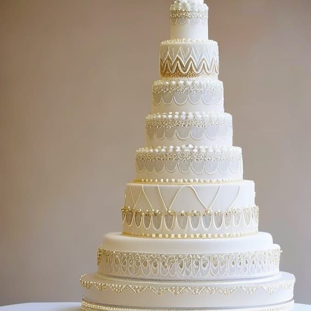 Art Deco Wedding Cake Inspired by Erté