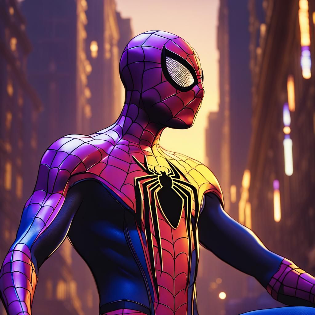 Spiderman: Dark Fantasy Concept Art in 8K