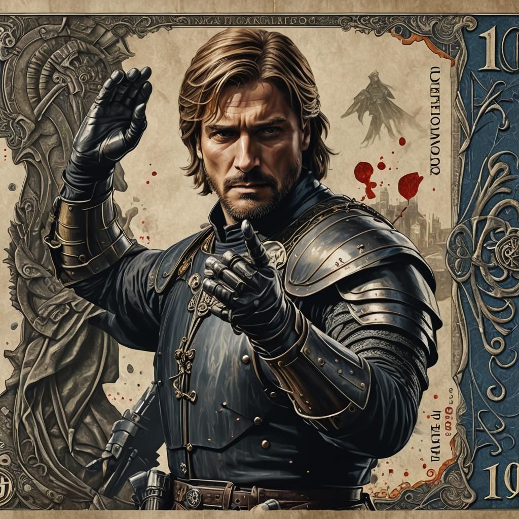 Jaime Lannister Metal Hand Fantasy Art