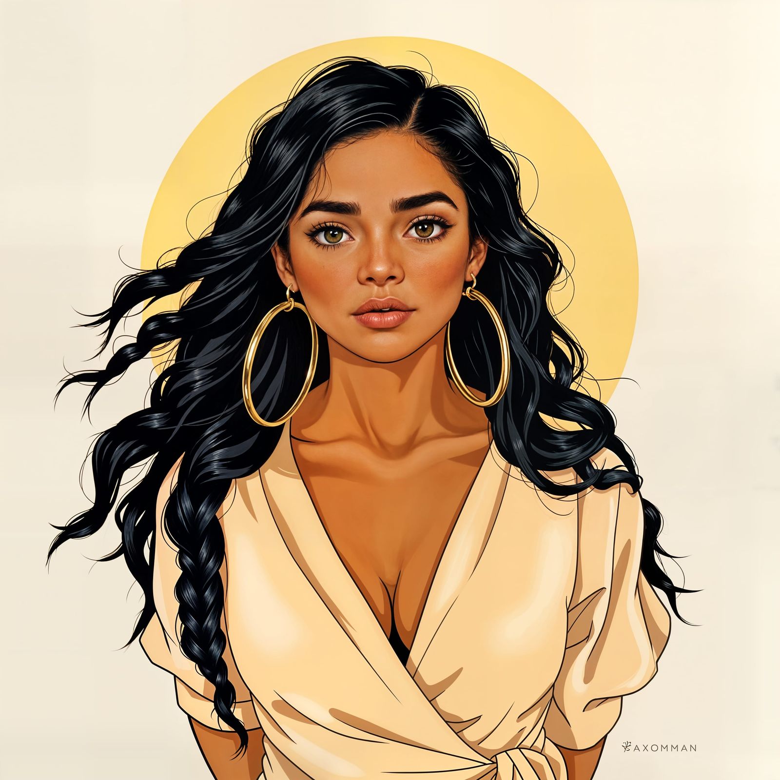 Latin American Beauty in Soft Focus