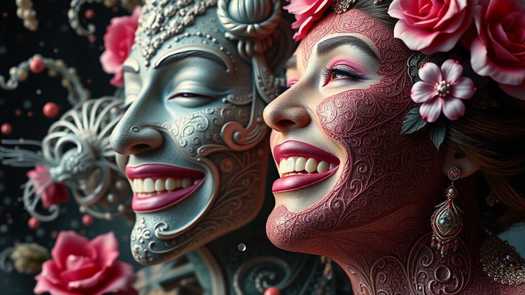 Photorealistic Soul Plan in Rich Particulate Colors