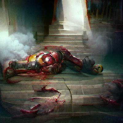 Iron Man's Death: A Sinister Fantasy Rendering