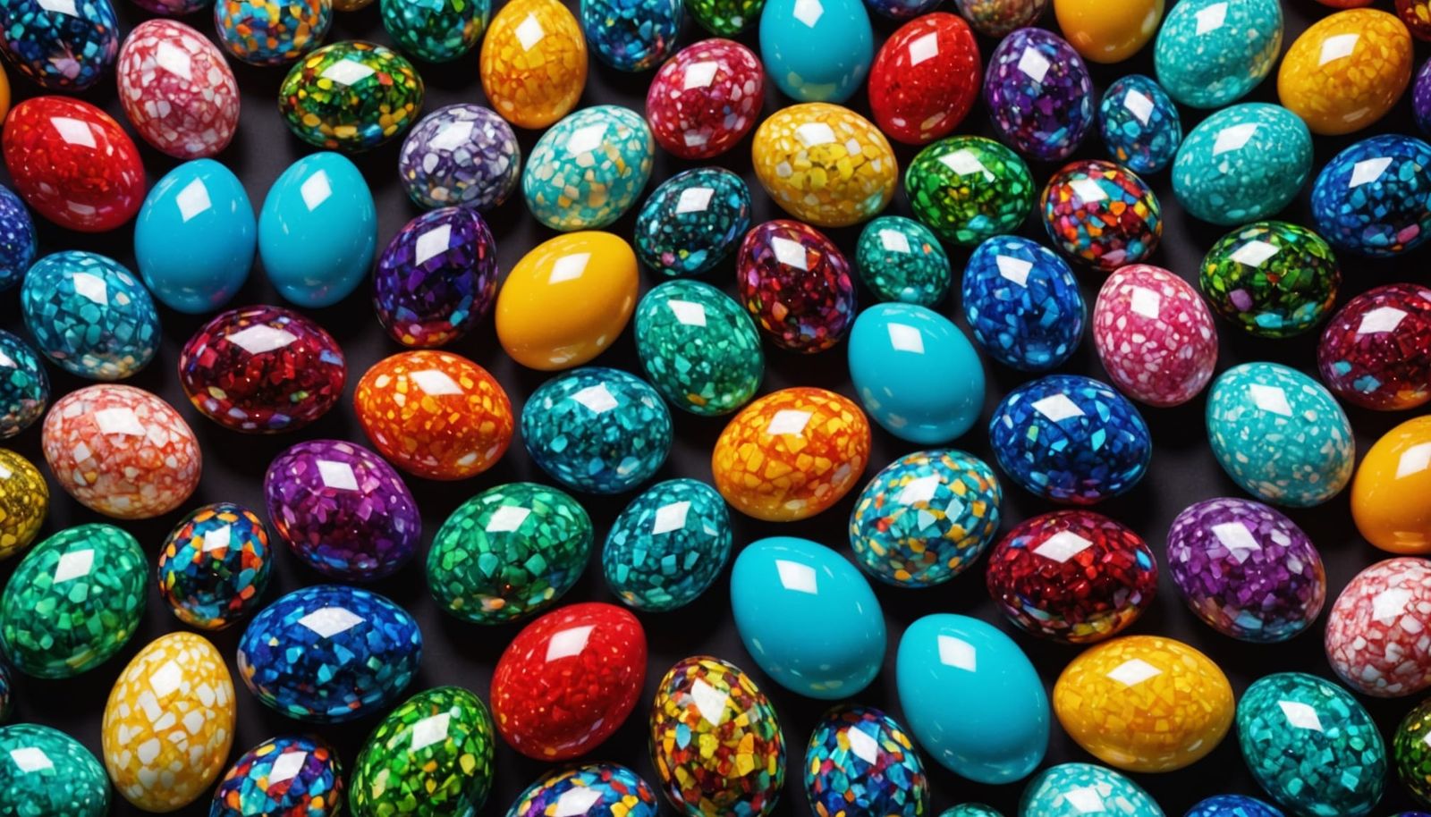 Dazzling Crystal Eggs in an Array of Colors