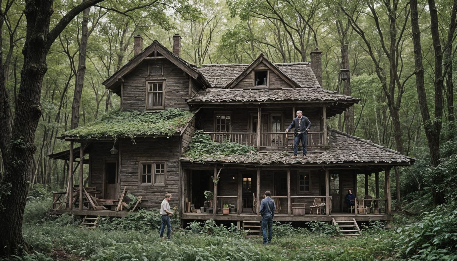 A Moody Abandoned House Captured in Stunning Bokeh