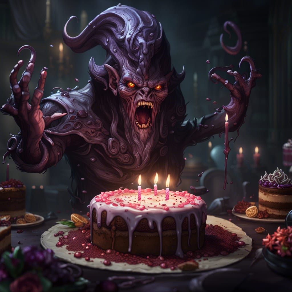 D&D Character's Explosive Birthday Surprise