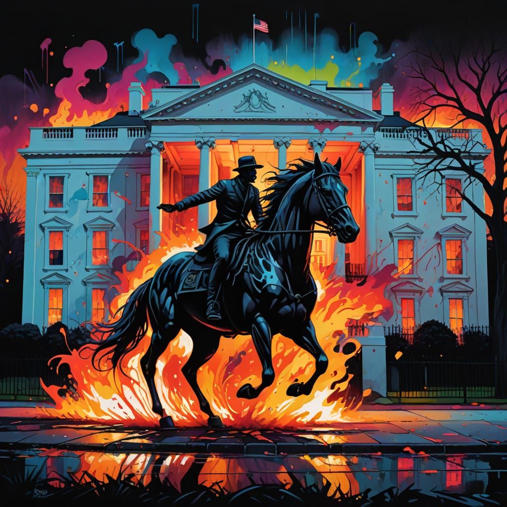 Rebellious Graffiti Unleashes Chaos on the White House