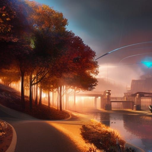 Surreal Melting Clock in Detailed Digital Art