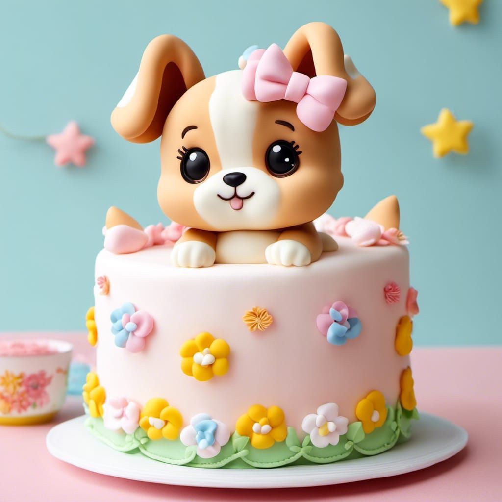 "IS IT CAKE?!" : Puppy Peekaboo